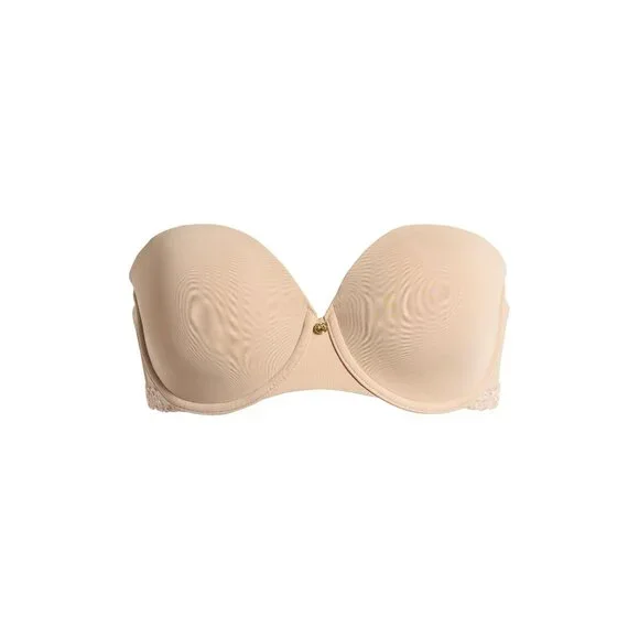 🆕NATORI Pure Luxe Strapless Convertible Bra 36DD Beige Nude #729080 - Picture 11 of 14